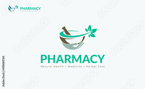 It’s an excellent logo template which is perfect for Pharmacy, Wellness, Herbal medicine and supplements.