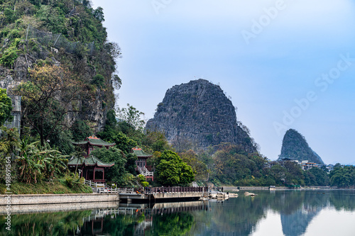 Scenery of Xiangshan Scenic Spot in Guilin, Guangxi, China