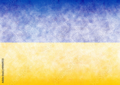 ウクライナの国旗（細かい線の質感）
