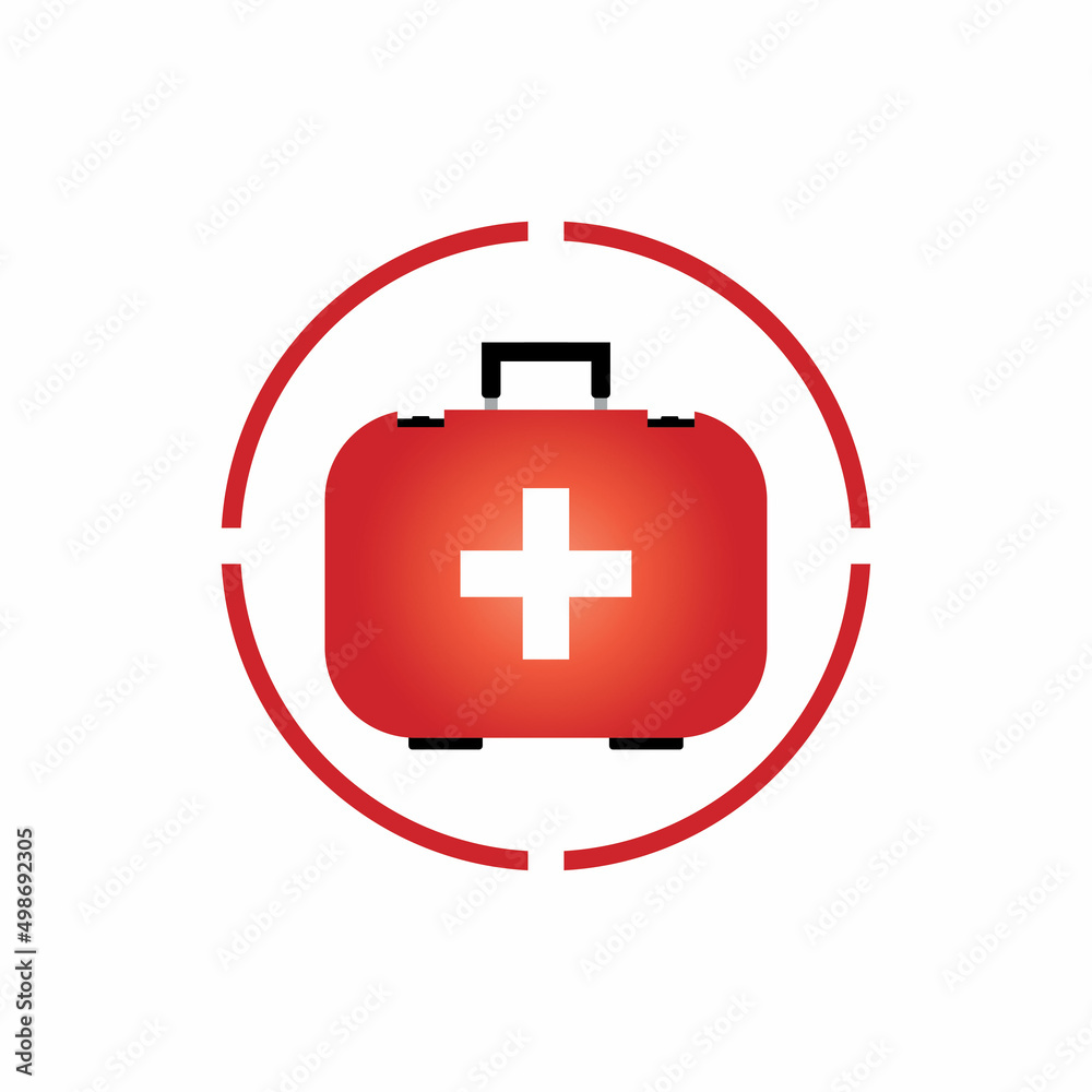 First aid icon on white background First aid icon on white background