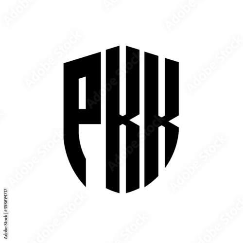 PKK letter logo design. PKK modern letter logo with black background. PKK creative  letter logo. simple and modern letter logo. vector logo modern alphabet font overlap style. Initial letters PKK  photo