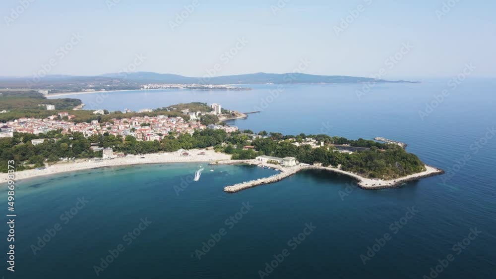 Amazing Aerial view of South Beach of town of Kiten, Burgas Region, Bulgaria Amazing Aerial view of South Beach of town of Kiten, Burgas Region, Bulgaria