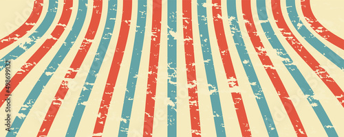 abstract stylish retro vintage era line frame illustration 1970 shapes vector style stripes background poster design graphic