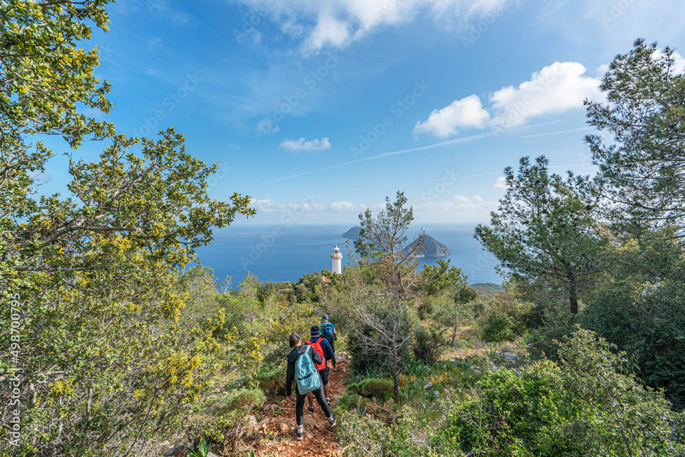 Gelidonya lighthouse, just like a hidden paradise located between Adrasan and Kumluca, is one of the locations where green and blue suit each other the most on the Lycian way for hikers and trekkers.