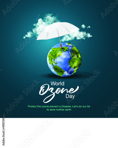 World Ozone day Creative illustration  , September 16