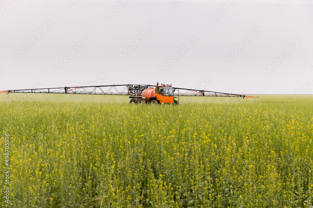High-tech machines optimize work in the fields. Field desiccation is the pre-harvest drying of plants with chemicals, which accelerates their maturation and facilitates machine harvesting. High-tech machines optimize work in the fields. Field desiccation is the pre-harvest drying of plants with chemicals, which accelerates their maturation and facilitates machine harvesting.