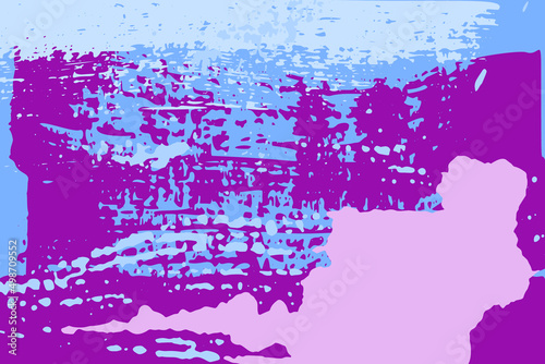  Abstract painted  background. Trendy graphic artwork for poster, cover, invitation, placard, brochure, flyer. Vector illustration with paint strokes and shapes in pastel retro colors.