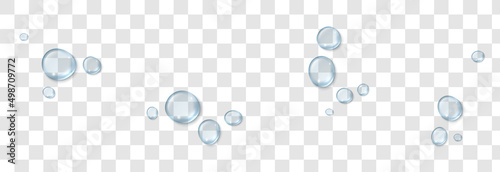 Vector blue water drops. PNG drops, condensation on the window, on the surface. Realistic drops on an isolated transparent background. PNG.