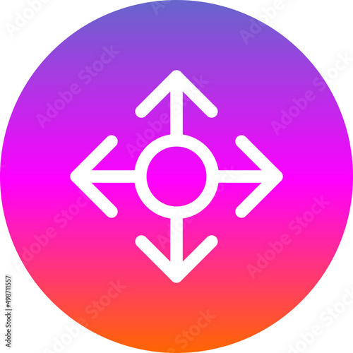 Four Way Arrow Icon