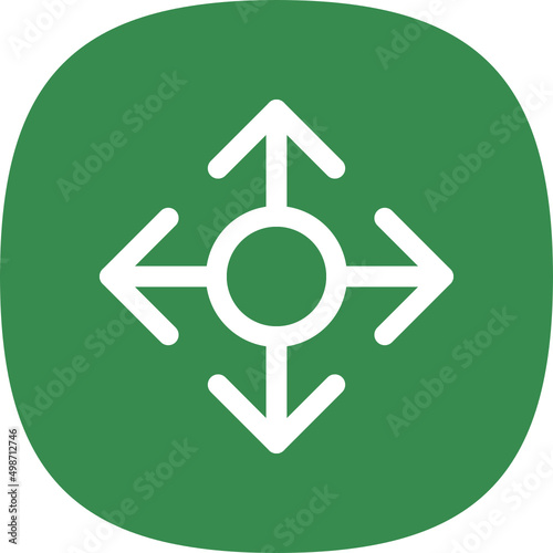 Four Way Arrow Icon