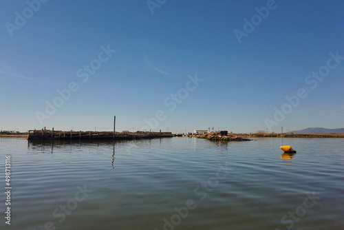 La Punta del Fangar,  cría del mejillón en el Delta del Ebro photo