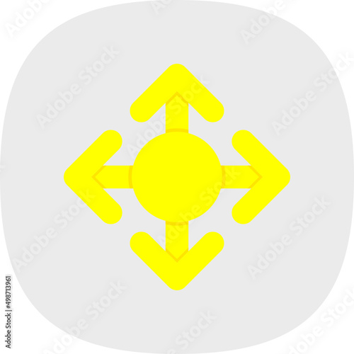 Four Way Arrow Icon