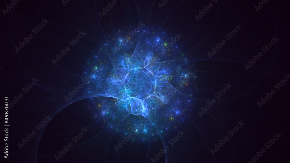 3D rendering abstract round light background 3D rendering abstract round light background