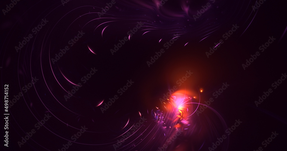 Fototapeta premium 3D rendering abstract colorful fractal light background