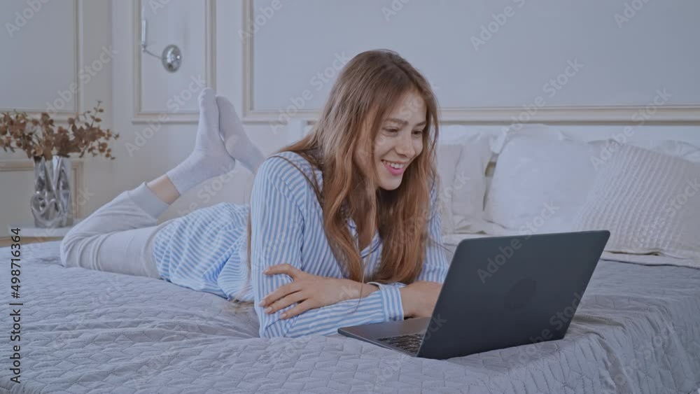 caucasian female using computer caucasian female using computer