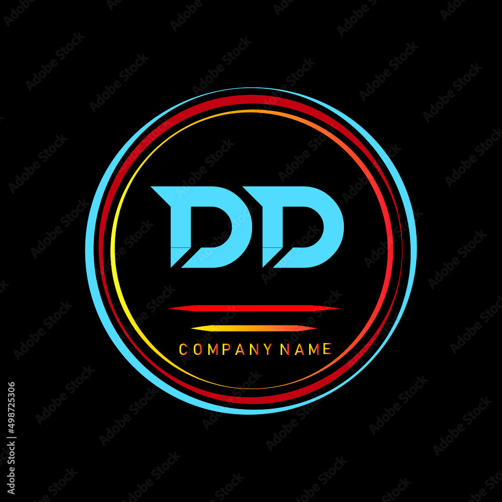 DD,DD Logo,D D letter logo design with creative creative