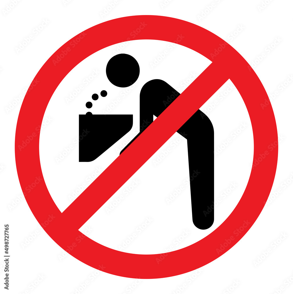 Do not spit, nausea and vomiting, spit, nausea and vomiting is