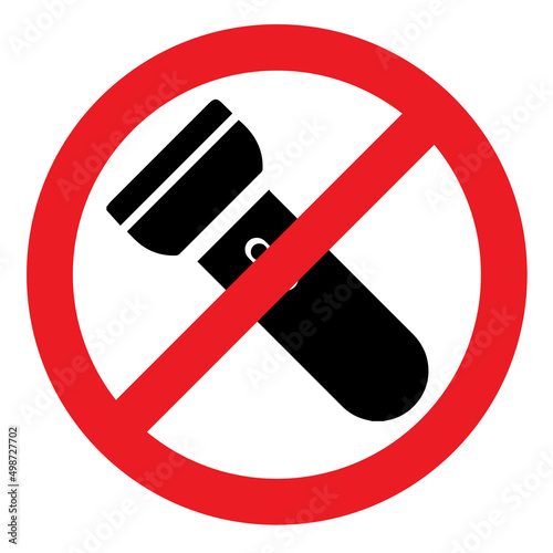 Do not use Torch here , Torch is prohibited, Torch is restricted