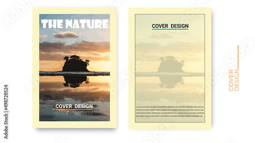 Nature  Book Cover Design Template