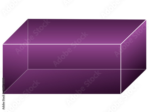 3D shapes of mathematical rectangular objects