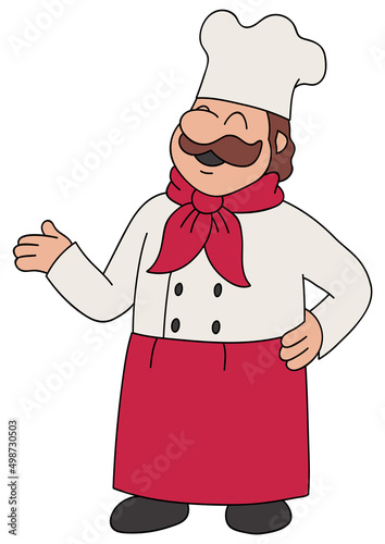 Cartoon Master Chef
