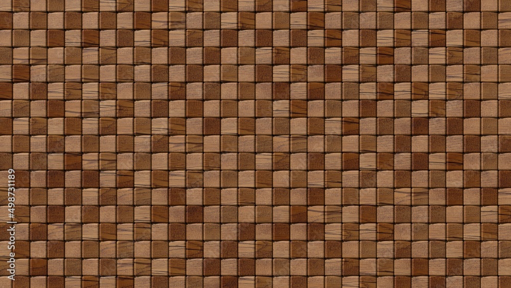 regelmäßiges Holzdekor