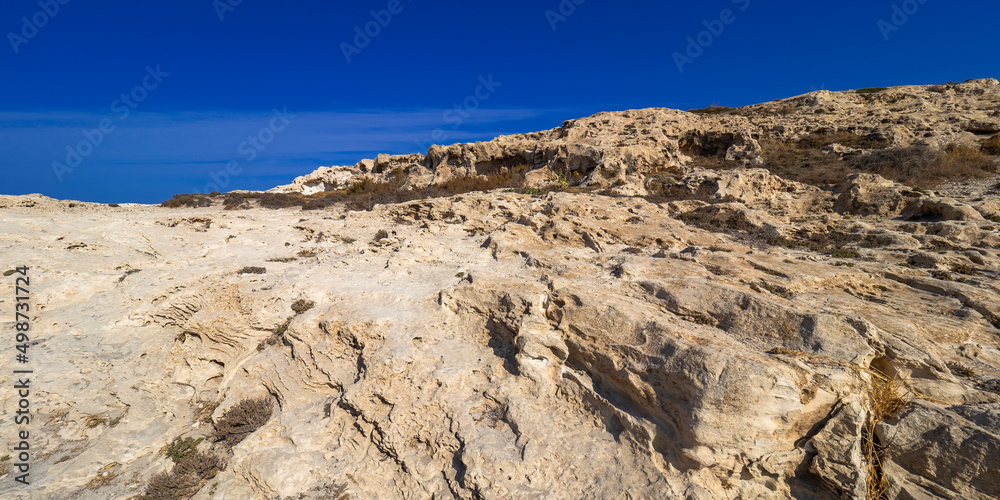 Ancient Fossil Dune, Oolites, Los Escullos, Cabo de Gata-Níjar Natural Park, UNESCO Biosphere Reserve, Hot Desert Climate Region, Almería, Andalucía, Spain, Europe Ancient Fossil Dune, Oolites, Los Escullos, Cabo de Gata-Níjar Natural Park, UNESCO Biosphere Reserve, Hot Desert Climate Region, Almería, Andalucía, Spain, Europe