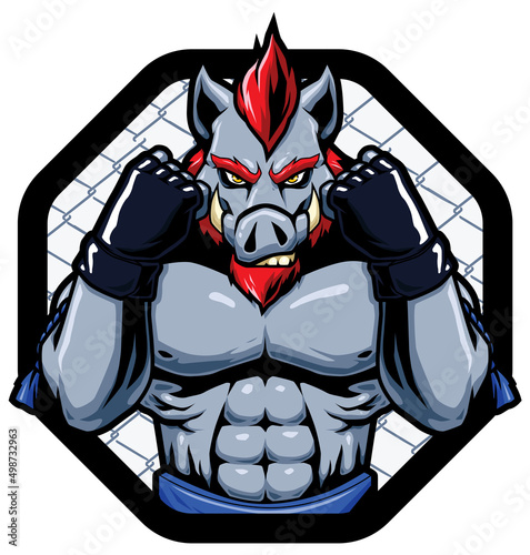 MM Fight Club Mascot