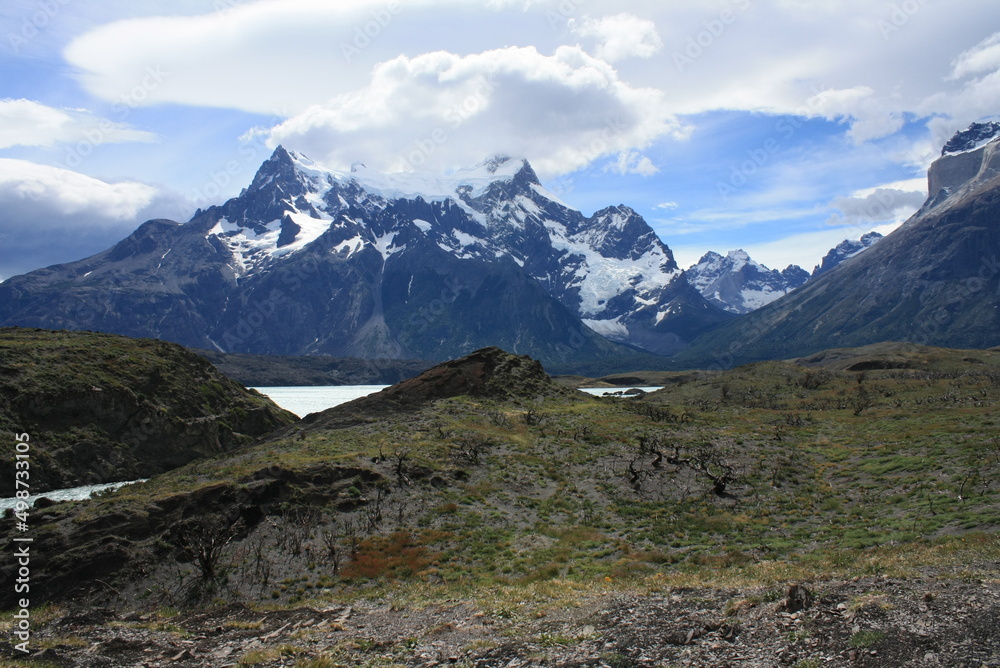 Chilean Patagonia landscape, Torres del paine