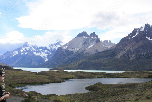 Chilean Patagonia landscape  Torres del paine