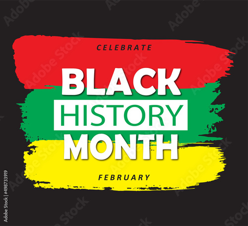 Black History Month Design Templete (ID: 498733919)