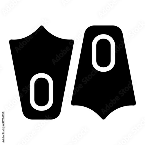 fins glyph icon
