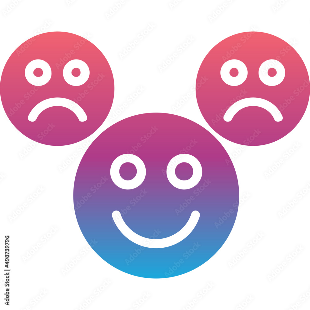 Fototapeta premium Reaction Icon