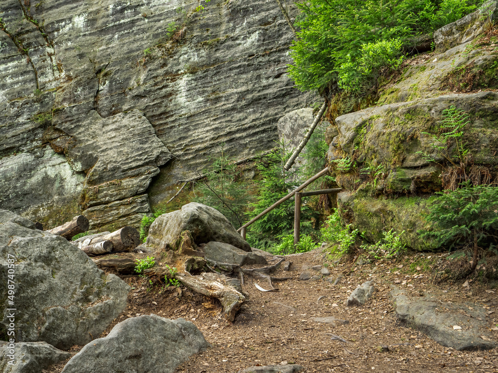 Bielatal, Ottomühle in der Sächsischen Schweiz - Eingang Bennohöhle