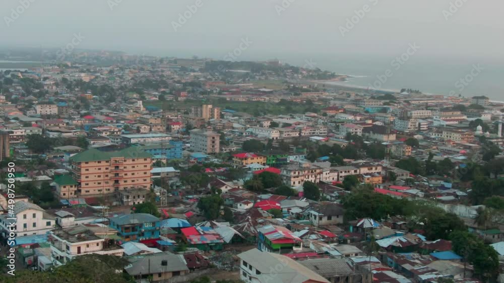Landscape of the capital of Liberia - Monrovia Landscape of the capital of Liberia - Monrovia
