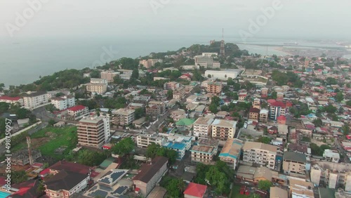 Central Monrovia and Community A in Monrovia, Liberia, Africa photo