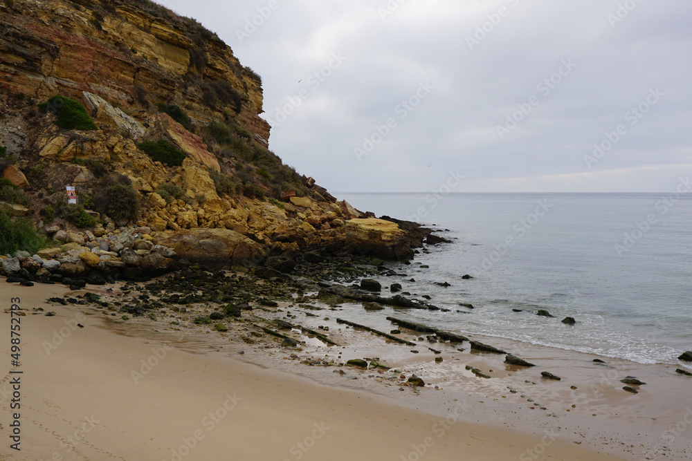 Cliffs in the Coast of Algarve
