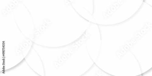 Abstract background with white lines and Circle White and Gray Vector Backgrounds with geometric shape and paper texture design .Can be used in cover design, book design, website background in design.