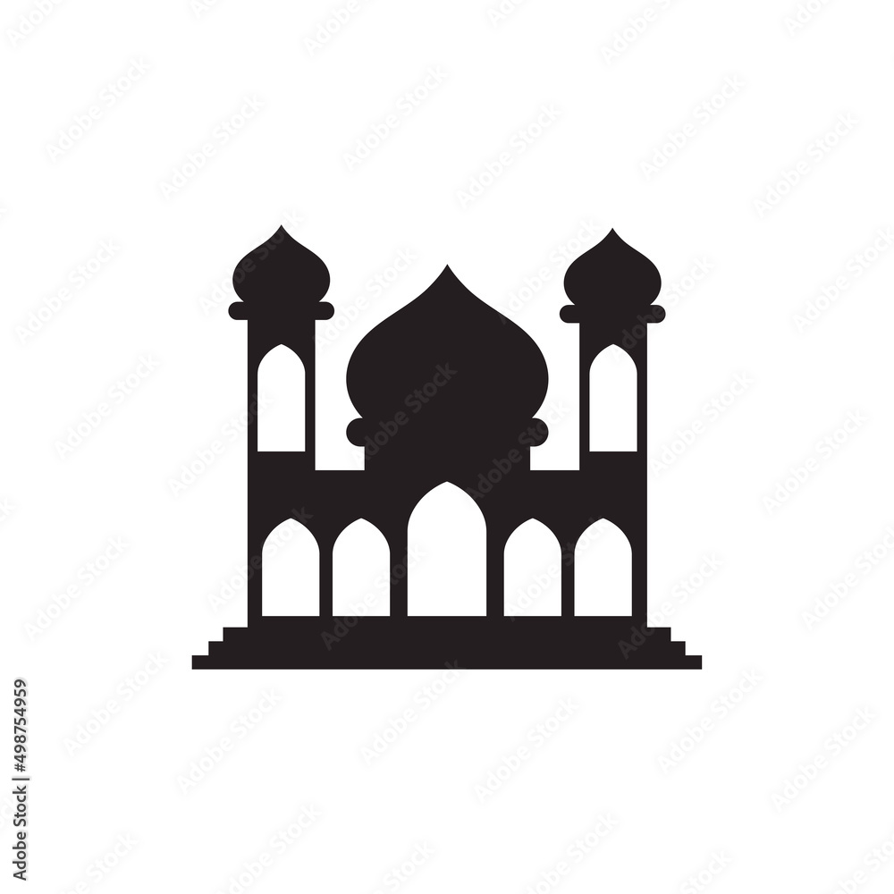 mosque logo icon design template vector