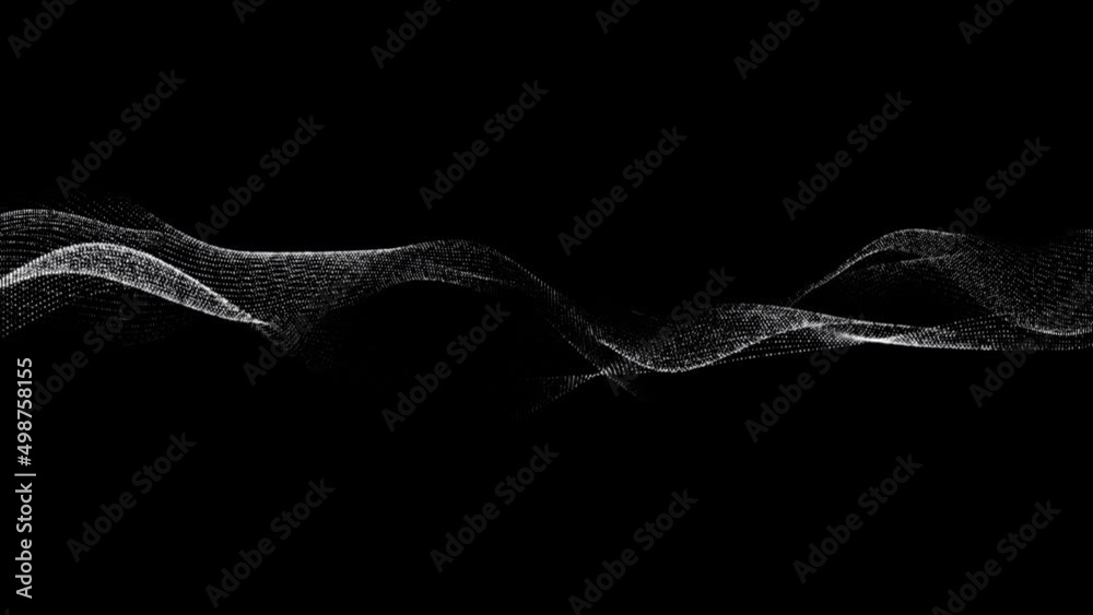 Animation halftone wave. Spiral rotation shimmer lines, point. Chaotic flow snow. Alpha channel. Glowing musical wave particles. LED strip. Technology, medicine, business. 3d rendering. QuickTime. 4k Animation halftone wave. Spiral rotation shimmer lines, point. Chaotic flow snow. Alpha channel. Glowing musical wave particles. LED strip. Technology, medicine, business. 3d rendering. QuickTime. 4k