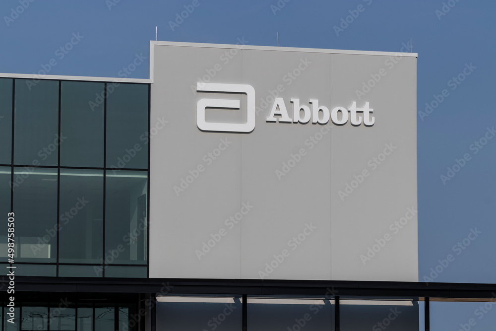 Abbott Laboratories manufacturing facility. Abbott Labs is a healthcare