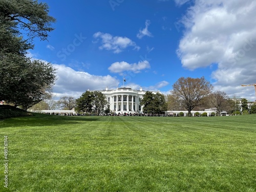 The White House South Lawn during Spring Garden Tour 2022 