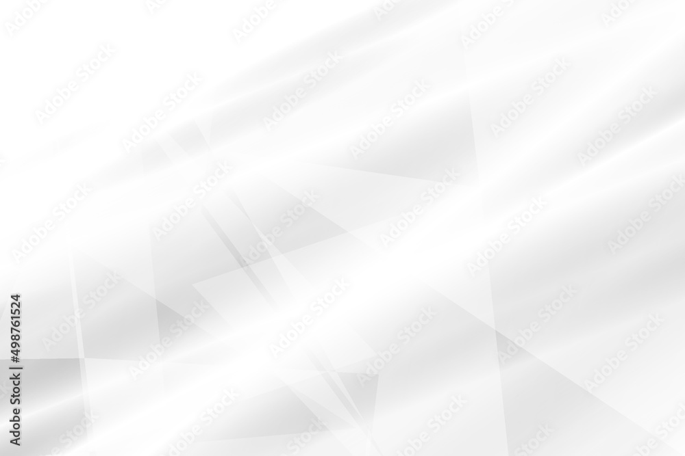 Abstract white and gray color, modern design background with geometric shape. Vector illustration.	
