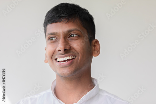 Portrait junger Mann aus Indien