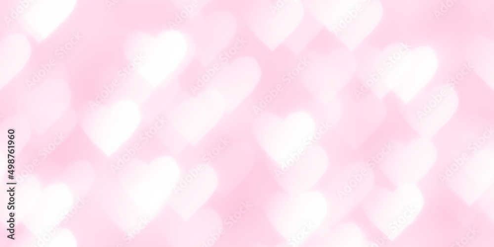 Colorful heart confetti in falling texture background.

(Tiles seamless, 2D rendering computer digitally generated illustration.)