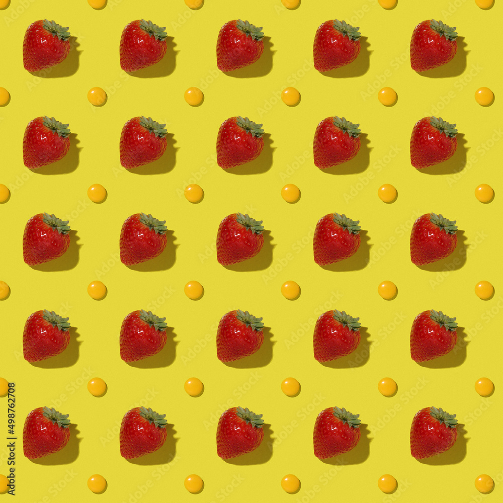 Fototapeta premium strawberry pattern