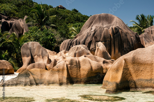 Stones of La Digue Seychelles
