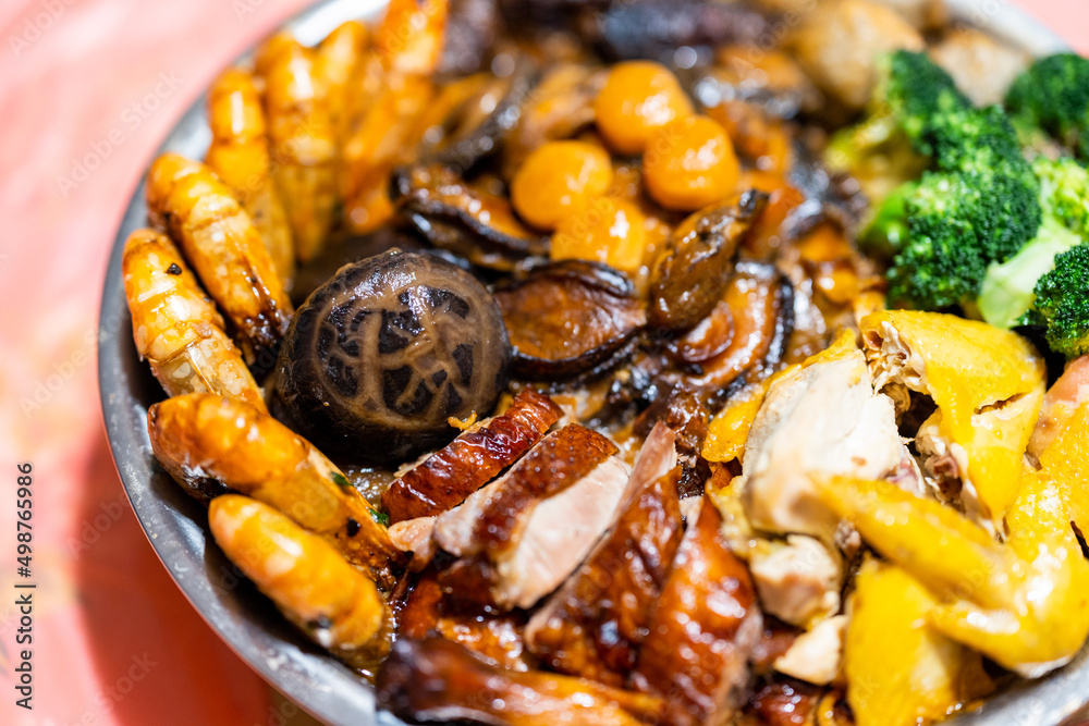 Fototapeta premium Big bowl feast for lunar new year