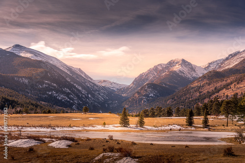 Panoramic image of Rock Mountain National Park