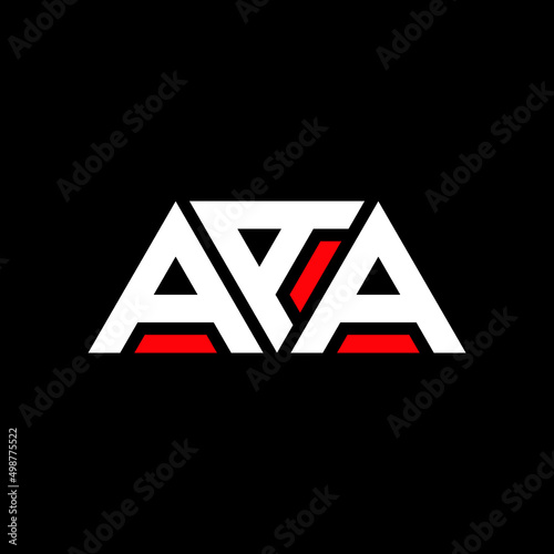 AAA letter logo design with polygon shape. AAA polygon and cube shape logo design. AAA hexagon vector logo template white and black colors. AAA monogram, business and real estate logo.